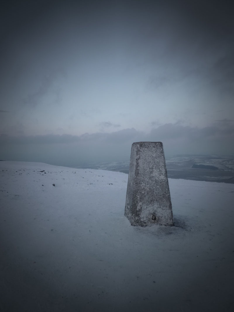 Pendle Hill summit trig